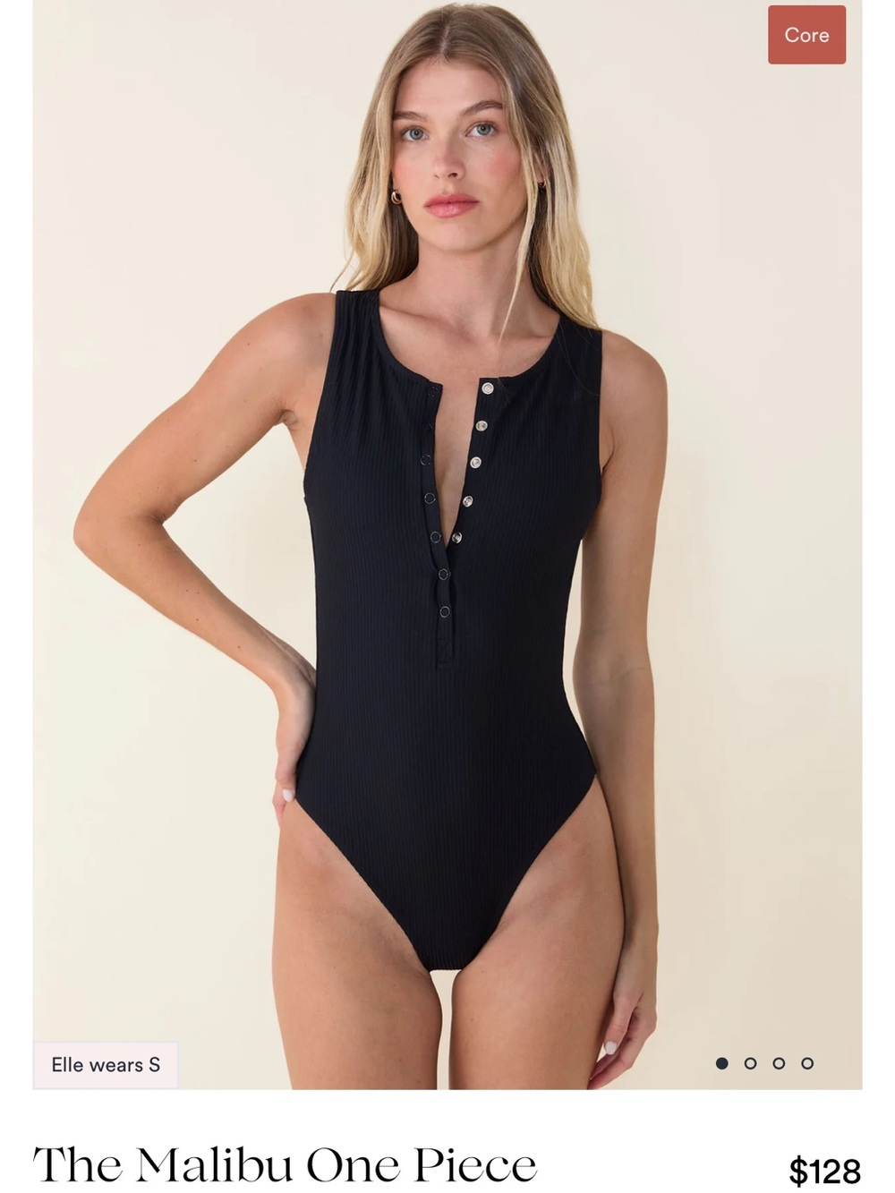 Andie Malibu One Piece Swimsuit - Black